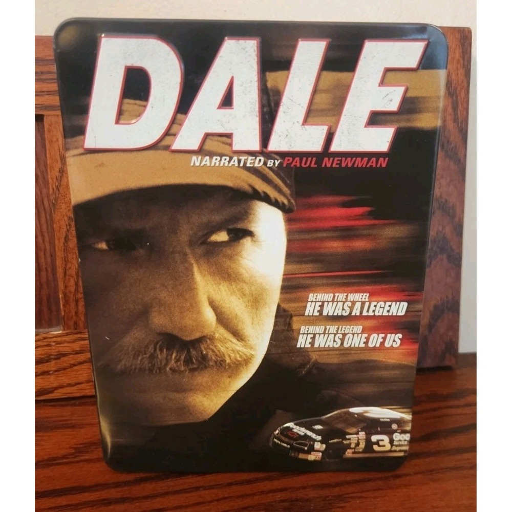 Dale Earnhardt DVD Tin Box Set NEW Sealed NASCAR Movie Archival Race‎ Footage